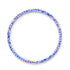 Italian Iris | Silver | Millefiori Wrap